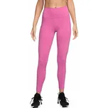 Dámské kompresní 7/8 legíny s vysokým pasem Nike ONE W růžové FN3241-675 - XS | UK 6,5 | US 9