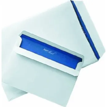 Obálka Herlitz C4 hk obálky (s pruhem) super mail pro elegantní korespondenci, bílá, 250 ks.
