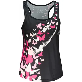 Dámské funkční tílko premium ALTISPORT VOJ/ALW022TIL01 ČERNÁ/RŮŽOVÁ L