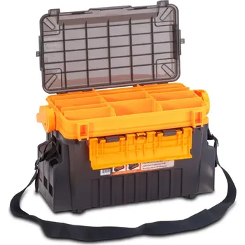 Pouzdro na rybářské vybavení Iron Trout box Profi Tackle Box XL 43×23,5×28cm