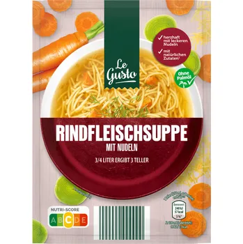 LE GUSTO Sáčková polévka Hovězí 55g 3 porce