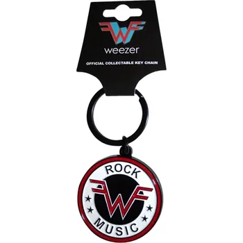 Weezer Rock Music Emblem Klíčenka
