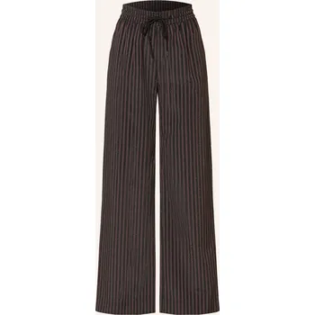 Dámské kalhoty Riani Dámské Marlene Kalhoty S Ozdobnými Kamínky, černá /...