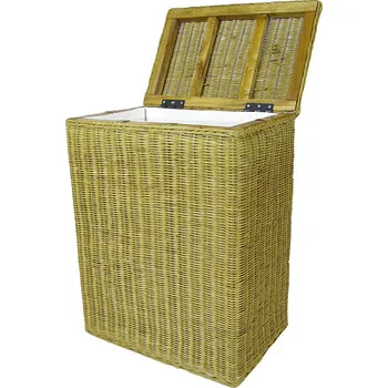 Koš na prádlo Ratanová prádelní truhla medová FL