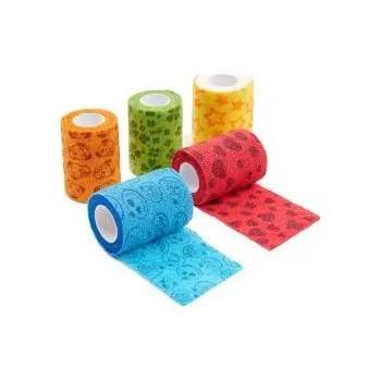 Obinadlo elast. Fun-Flex Care 5cmx4,5m Mix barev 10ks