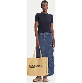 Kabelka Kabelka Karl Lagerfeld Jeans A1W50002 Béžová OS