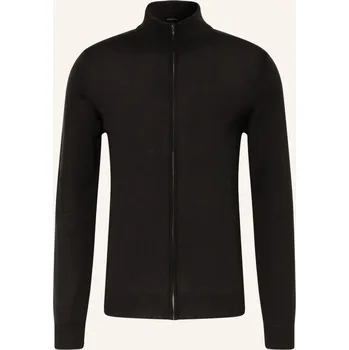 Pánský svetr Joop! Pánský Pletený Kabátek Davis Z Merino Vlny, černá, XL