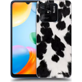 Pouzdro na mobilní telefon Picasee silikonový průhledný obal pro Xiaomi Redmi 10C - Black Moo