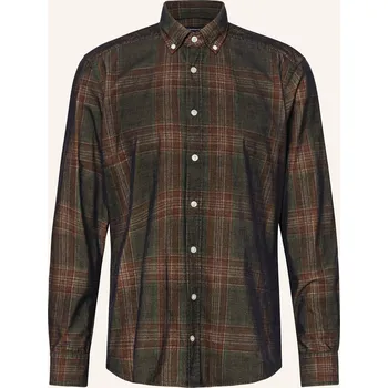 Pánská košile Strokesman's Pánská Manšestrová Košile Regular Fit, olivová /...