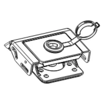 Zavazadlo na motocykl SHAD Uzamykací mechanismus TERRA D1TRTSR (horní část) (Zavírací mechanismus (vrchní část) TERRA)