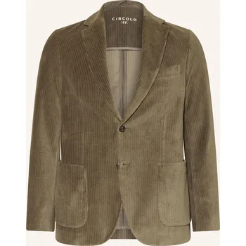 Pánské sako Circolo 1901 Pánské Manšestrové Sako Slim Fit, olivová, 48