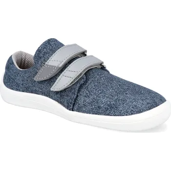 Barefoot tenisky Beda - Denim modré Velikost: 33