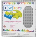 L-W Toys Velká podložka na stavění 50x50 bodů šedá