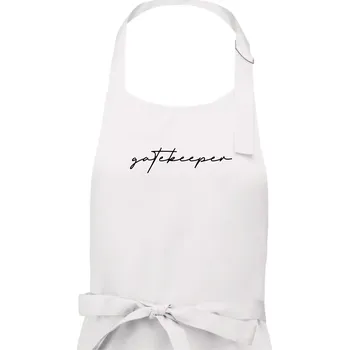 Kuchyňská zástěra Gatekeeper - Dámská zástěra na vaření - Univerzální velikost ( Bílá )