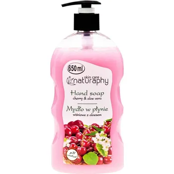 Mýdlo Pro-Tech shop Tekuté mýdlo třešeň a aloe vera Naturaphy 650ml 30007&nbsp;5908311416587