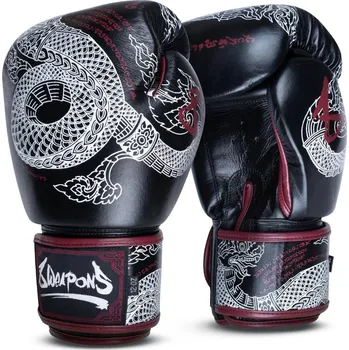 Boxerské rukavice Boxerské rukavice 8 WEAPONS Sak Yant Naga - černé Velikost: 10oz
