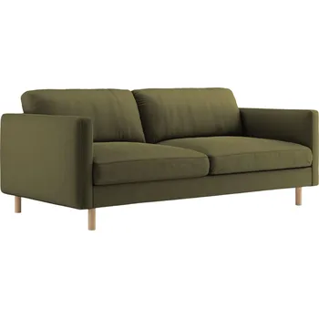 Pohovka Micadoni Zelená sametová trojmístná pohovka Eden 173 cm