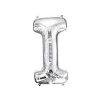 Balónek Balon Litera "I" 81cm srebrny