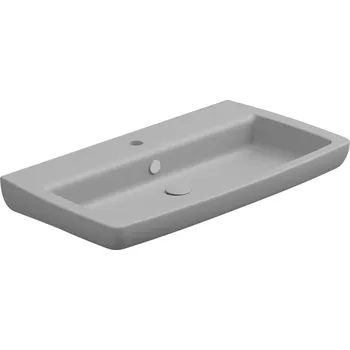 Umyvadlo Umyvadlo Brio 80 keramické, perla matná, 80x45 cm, BRLAV80033