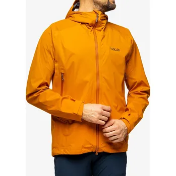 Pánská větrovka Bunda do deště Rab Kinetic Alpine 2.0 Jacket - marmalade