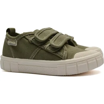 Chlapecké polobotky Barefoot tenisky GARVALIN 252381-B801 khaki Velikost: 27