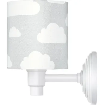 Lampička Lamps and Company Nástěnná lampa s motivem obláčků - šedá Barva: Bílá