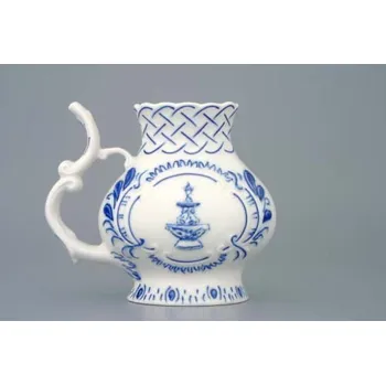 Cibulák Lázeňský pohárek reliéfní Teplice 12cm 170g Originál Český porcelán Dubí