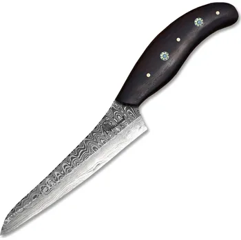 Lovecký damaškový nůž Dellinger Iron Wood