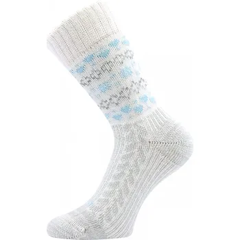 Dámské ponožky VoXX® Ponožky Veltra Barva: smetanová-zelená, Velikost: 35-38 (23-25)