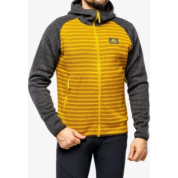Pánské oblečení Fleecová bunda Mountain Equipment Dark Days Hooded Jacket- acid stripe/anvil