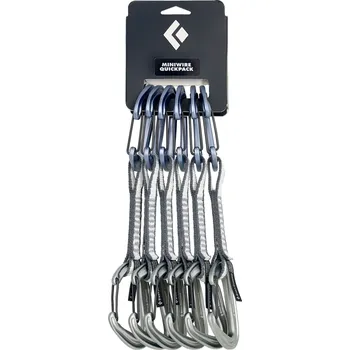 Horolezectví Lezecké expresky Black Diamond MiniWire Quickpack 12 cm 6-pack