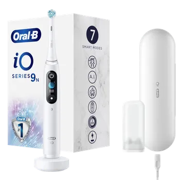 Domácí spotřebič Oral-B iO9 Series White Alabaster elektrický zubní kartáček + dárek a doprava zdarma