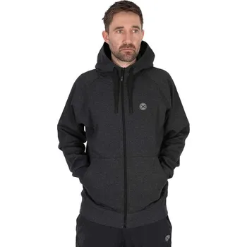 Pánská mikina Mikina Matrix Charcoal Marl Zip Hoody Velikost XXXL