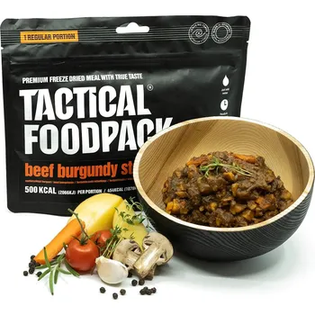 Lyofilizát Tactical Foodpack Hovězí po burgundsku 490 g
