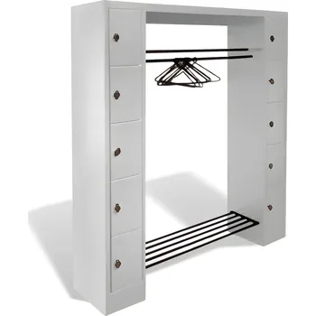 Školní nábytek Otevřený šatní systém s 10 přihrádkami #03 OPENCLOSET 10