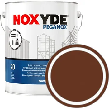 barva na kov Antikorozní elastický nátěr Rust-Oleum Noxyde Peganox Barva: Hnědá (A66 BROWN), Balení: 5 KG
