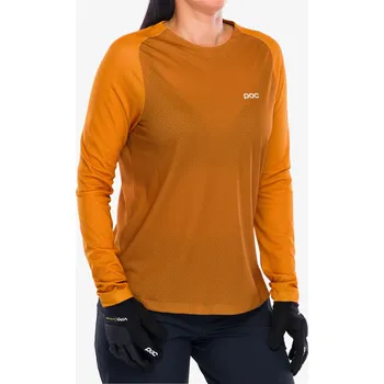Dámská mikina Cyklistická mikina dámská POC Motion Air L/S Jersey - brown