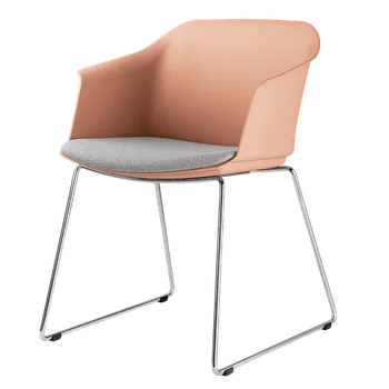 Jednací židle Konferenční křeslo Wave 030-Q-N4 (drátěná kostra chromovaná, plastový korpus)