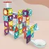 Kuličková dráha Magnetic Tiles Marble Roller II Rainbow Set X2121 magnetická stavebnice 56 dílků