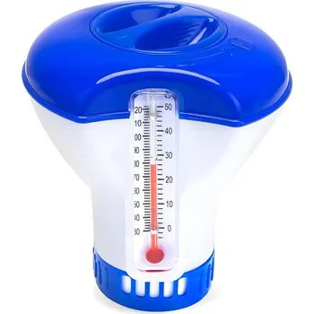 Dávkovač chlóru 2v1 s teploměrem do bazénu