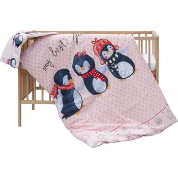 Dětská postýlka Scarlett Dětská postýlka přírodní s kompletní výbavou 120 x 60 cm Pimpi