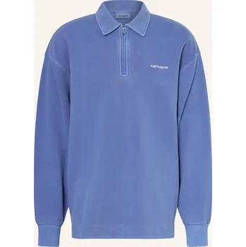 Pánská mikina Carhartt Wip Pánský Mikinový Troyer Script, tmavě modrá, XL