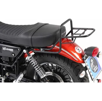 Zavazadlo na motocykl Hepco & Becker Horní trubkový nosič kufru na Moto Guzzi V9 Bobber (17-20) pro dlouhé sedadlo, černý