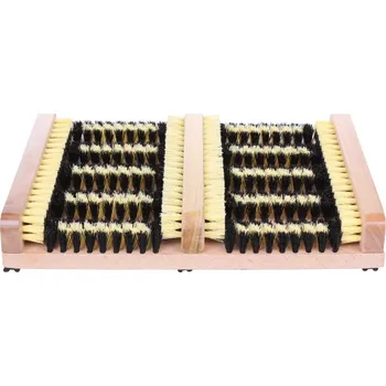 Rohožka Rohožka antuková dřevěná, postranní kartáče, varianta 21320