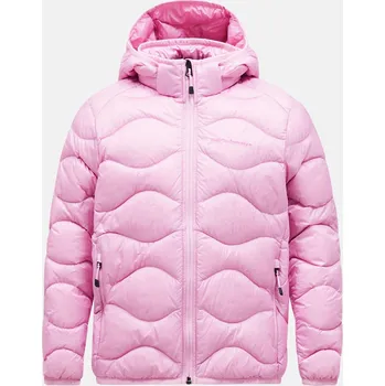 Dívčí bunda BUNDA PEAK PERFORMANCE JR HELIUM DOWN HOOD JACKE MORNING DEW