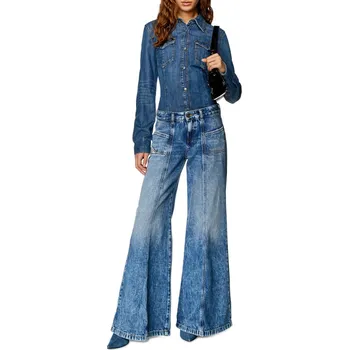 Dámské džíny DŽÍNY DIESEL D-AKII TROUSERS BLUE