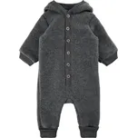 Mikk-Line kojenecký vlněný merino overal 50033 - Anthracite Melange Velikost: 62 MERINO VLNA