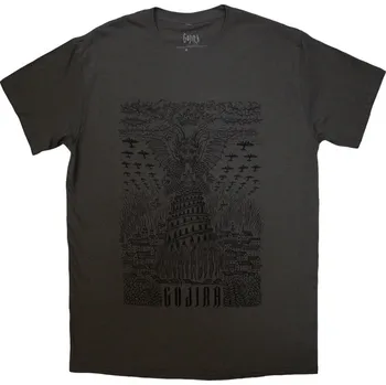 Gojira Tričko Demon Village Unisex Charcoal Grey S