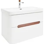 Swiss aqua technologies Koupelnová skříňka s umyvadlem a baterií SAT Fusion 77,5x53x45 cm bílá matná mat SATFUSION280WUBA