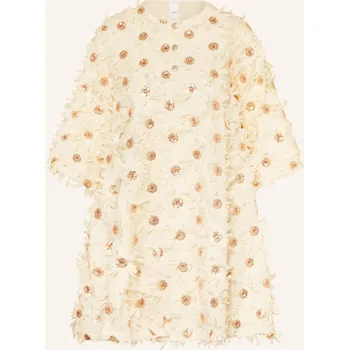 Dámské šaty Y.A.S. Dámské Šaty S Flitry A 3/4 Rukávem, nude / tmavě...